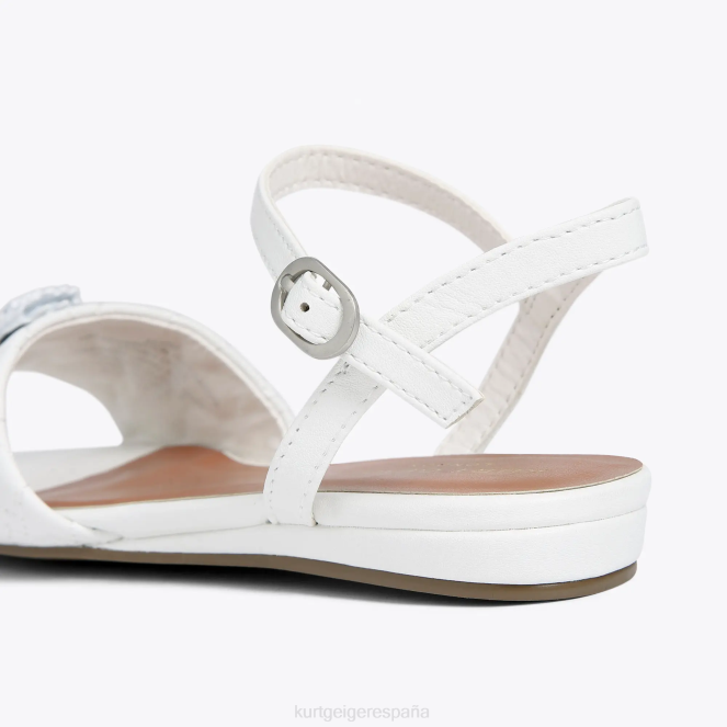 Kurt Geiger niños sandalias kensington mini londres 2LPR484 | calzados blanco